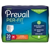 Absorbent Underwear Prevail® Per-Fit® Extra Pull On with Tear Away Seams Adult Medium Unisex Disposable Heavy Absorbency